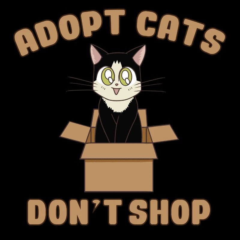 Chat mignon noir et blanc