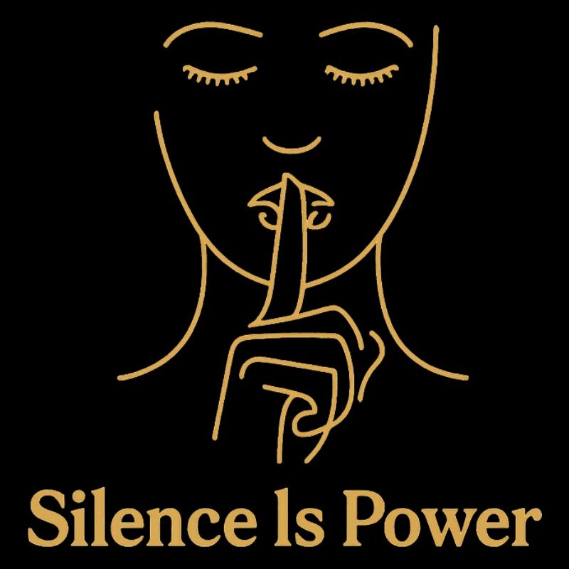 Silence is Power - Golden Line