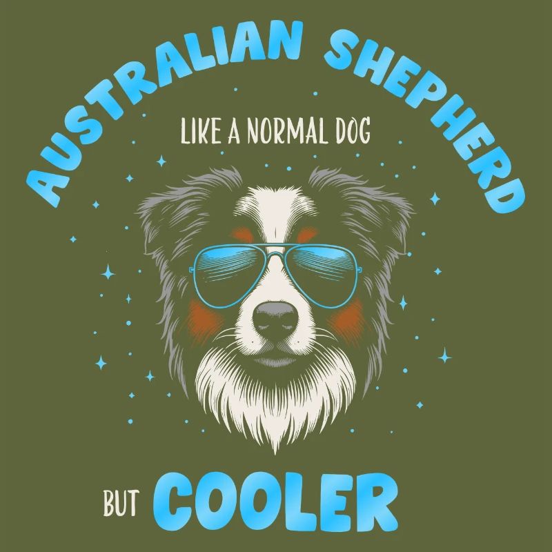 Aussie - like a normal dog but cooler türkis