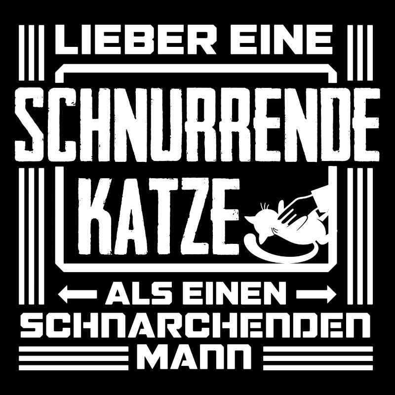 Katzen Schnurrende Katze Geschenk