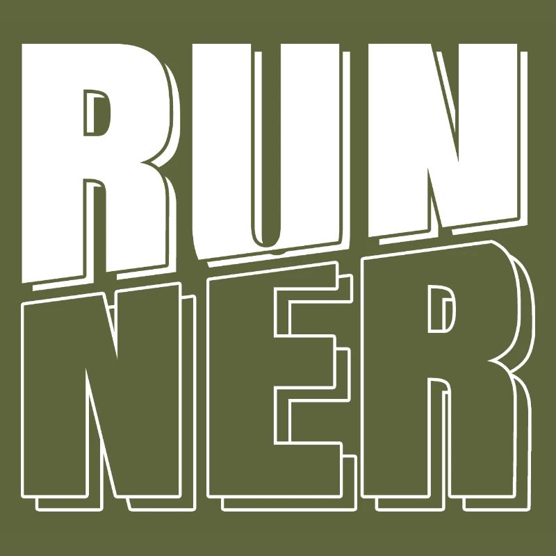 Coureur jogging jogging course course