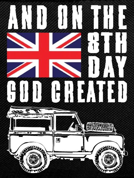 Day God Created Landy Rover