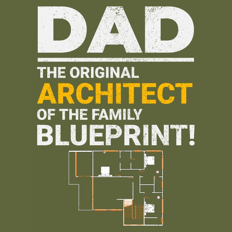 Architect Dad's Blueprint Laughter Father's Day