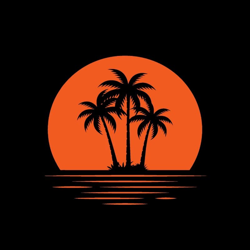 Palm Trees Sunset