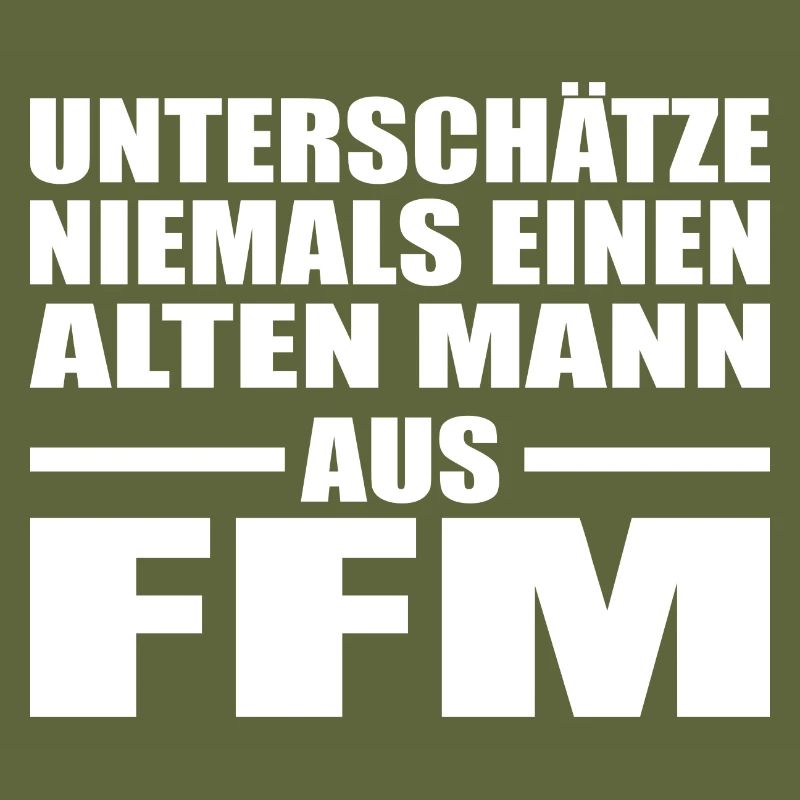 Alter Mann Frankfurt FFM Geburtstag Main Hessen