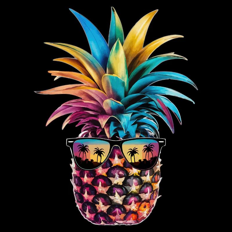 Pineapple tropical hawaiian fruit