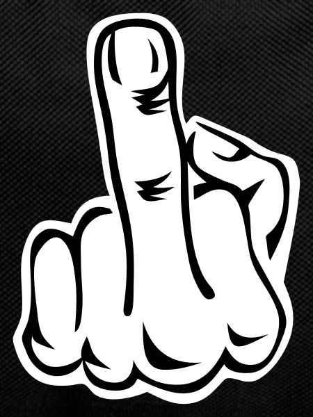 Stinkefinger Middle Finger 2c