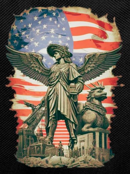 Steampunk American Flag