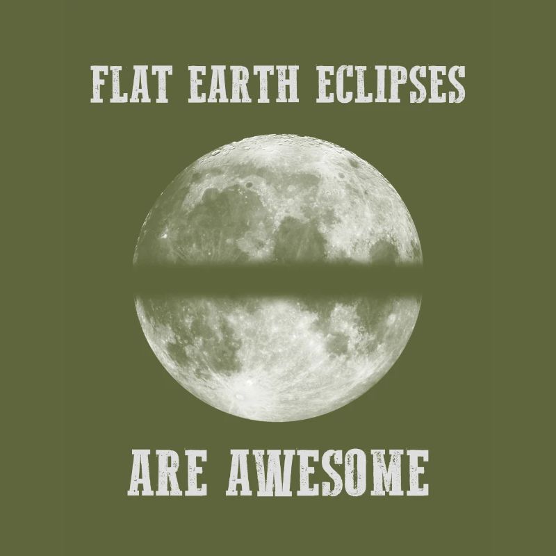 The Earth is a disk lunar eclipse theory