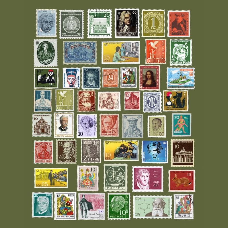 Conception de timbres-poste