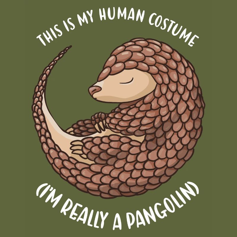 C’est mon pangolin de costume humain