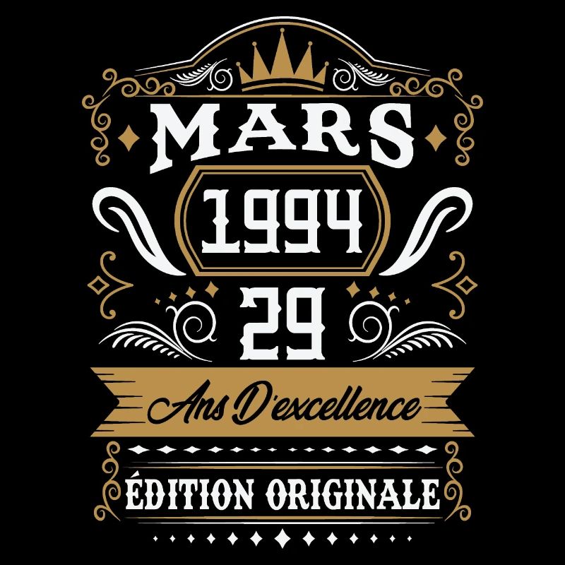 Mars 1994 29 Ans Rétro Cadeau D'anniversaire