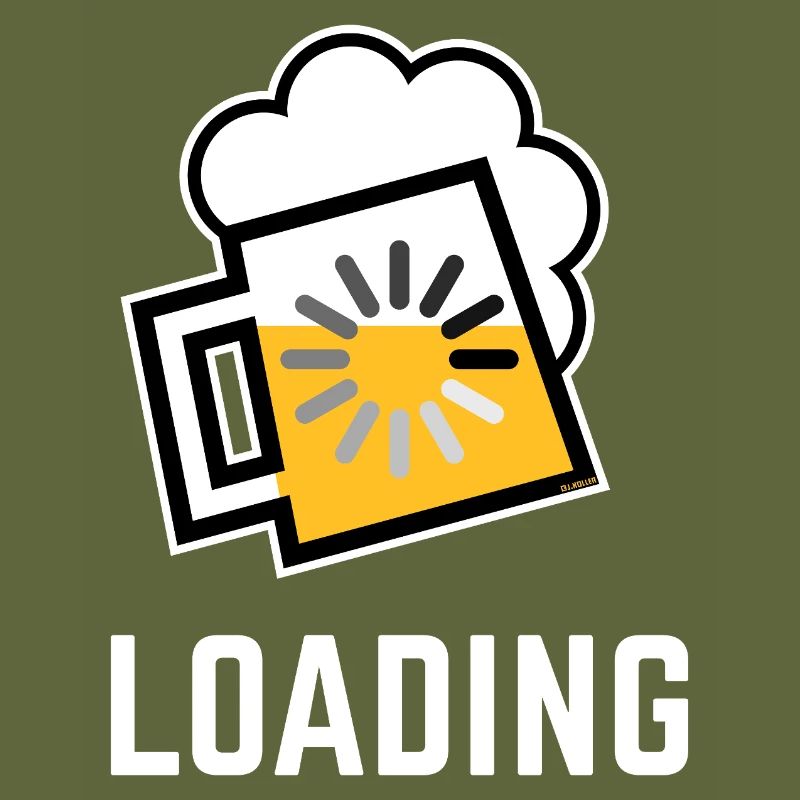 Bier Loading (Bier Wird Geladen / Negativ / \)