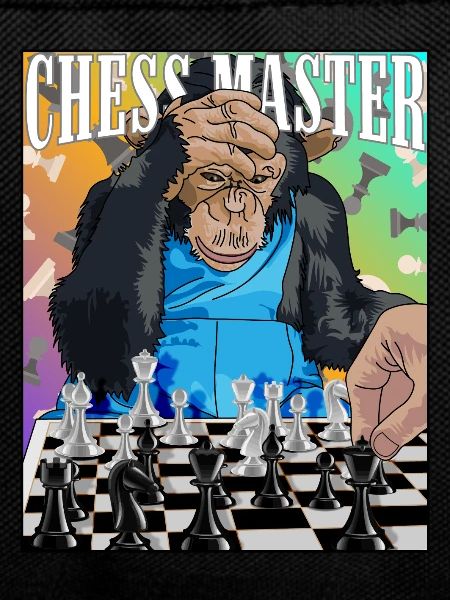 Chess Master Chimpanzee Chess Gift