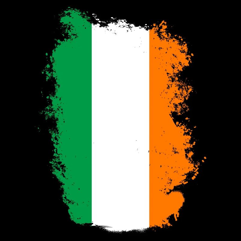Drapeau de l’Irlande Vintage drapeau irlandais Dublin