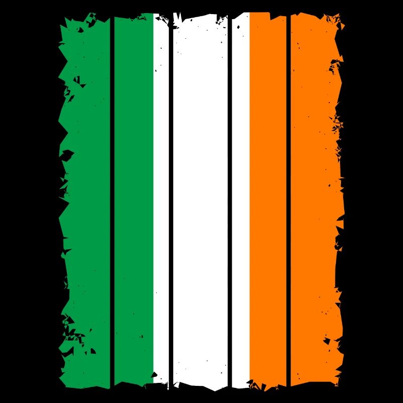 Drapeau de l’Irlande Drapeau irlandais vintage Dublin