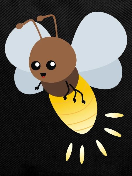 Nette Firefly-Karikatur