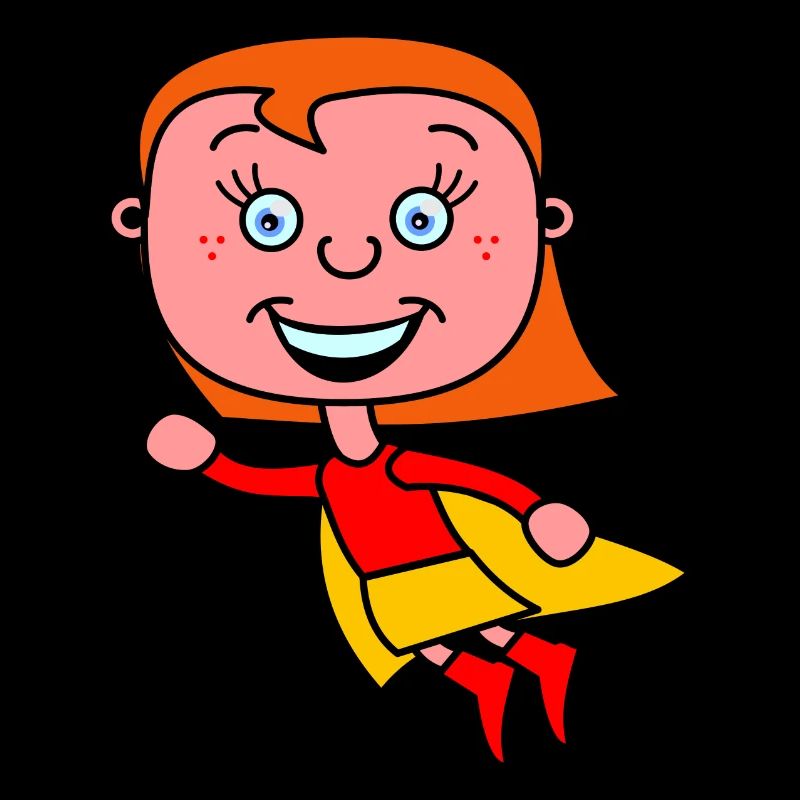 Kleine Superheldin