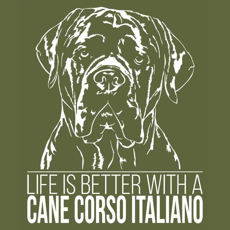 CANE CORSO ITALIANO Life is better Spruch Wilsigns