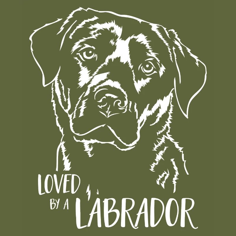 LABRADOR Labbi loved by a Labrador Spruch Wilsigns