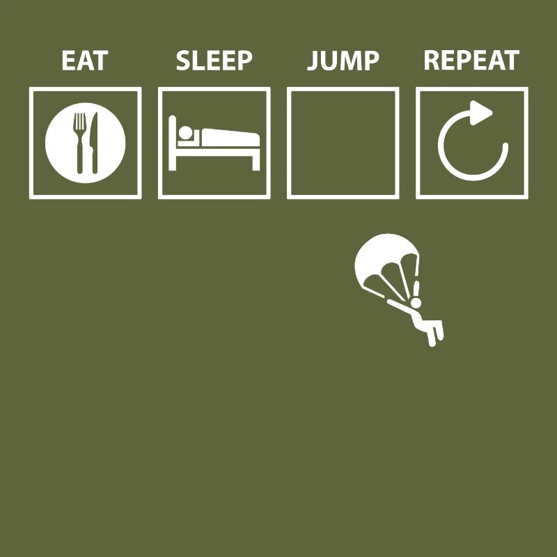 Skydiving Shirt & Parachute Gift