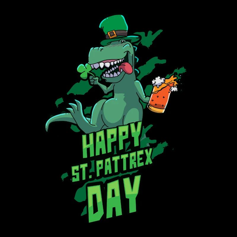 St. Patricks Day Druck Trex Irish Geschenk