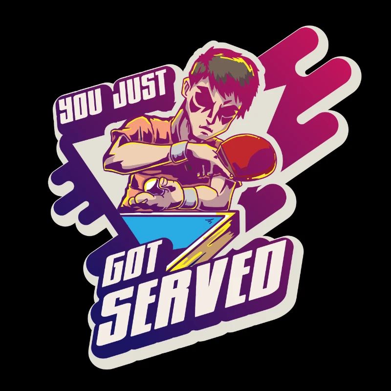Got Served Servir Cadeau Professionnel de Tennis de Table