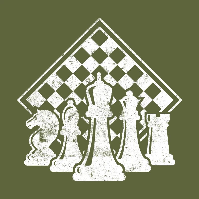Figures d'échecs roi tour de cheval