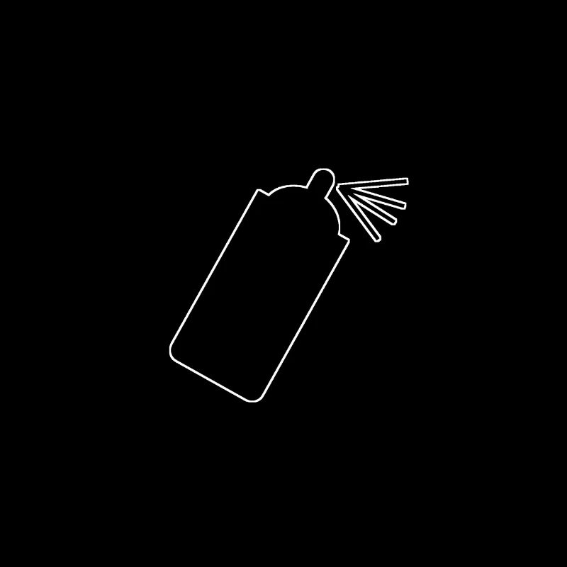 Graffiti artist sprayer spray can painter gift