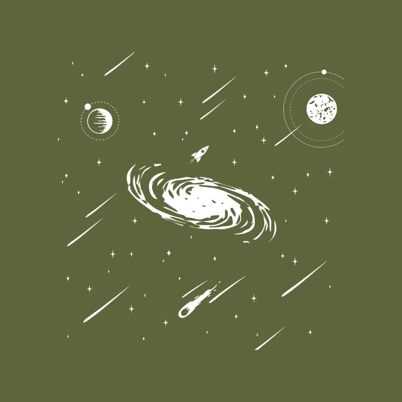 Space Space Milky Way Comet Mars Rocket