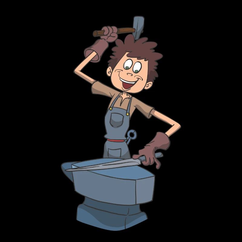 Blacksmith anvil hammer