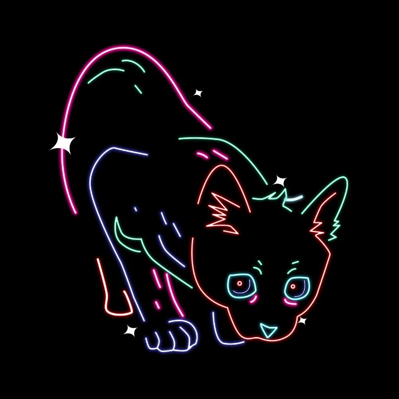 Cat neon