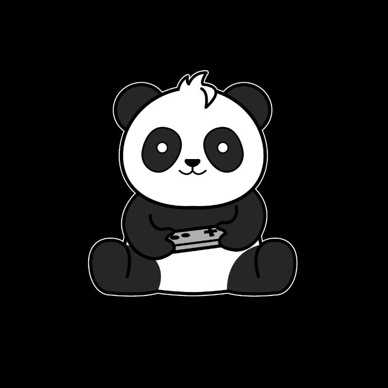 Cute PANDA GAMER revised