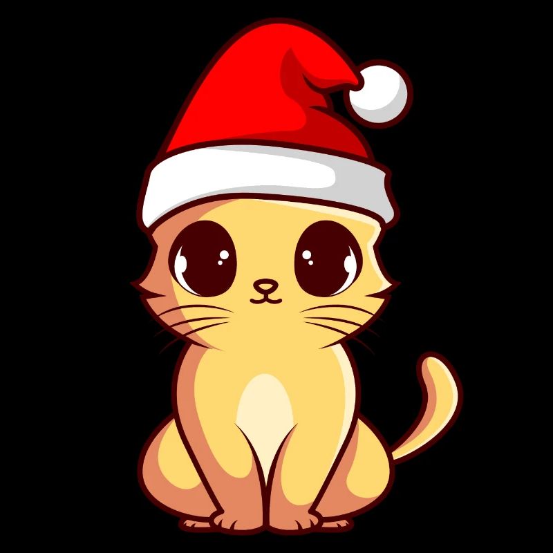 Noël chat chats noël mignon chat