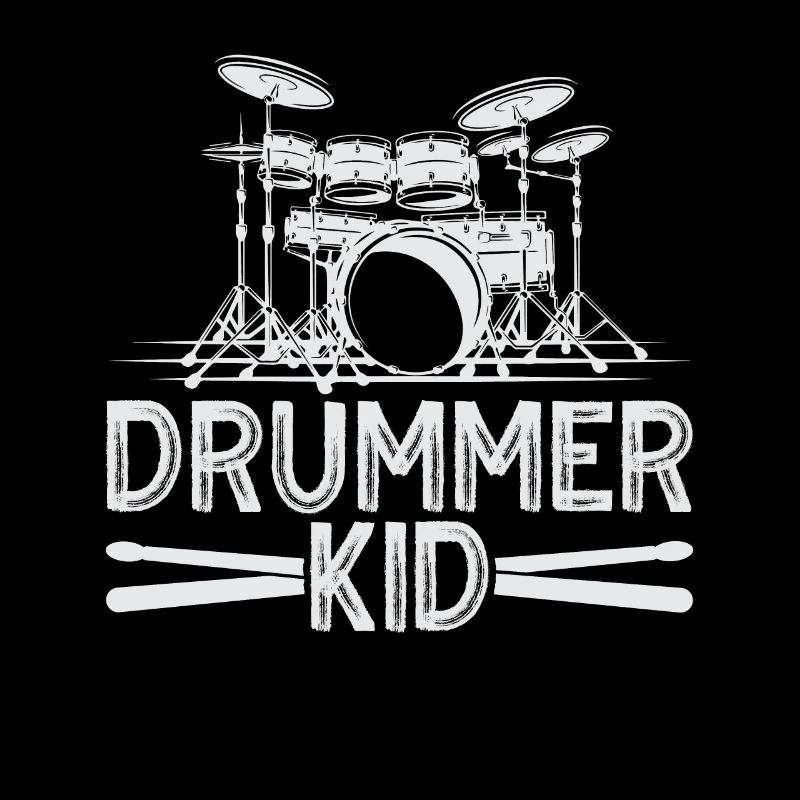 Drummer Kid Percussion Design Pour batteur