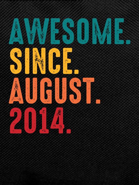 August 2014 - Birthday in August