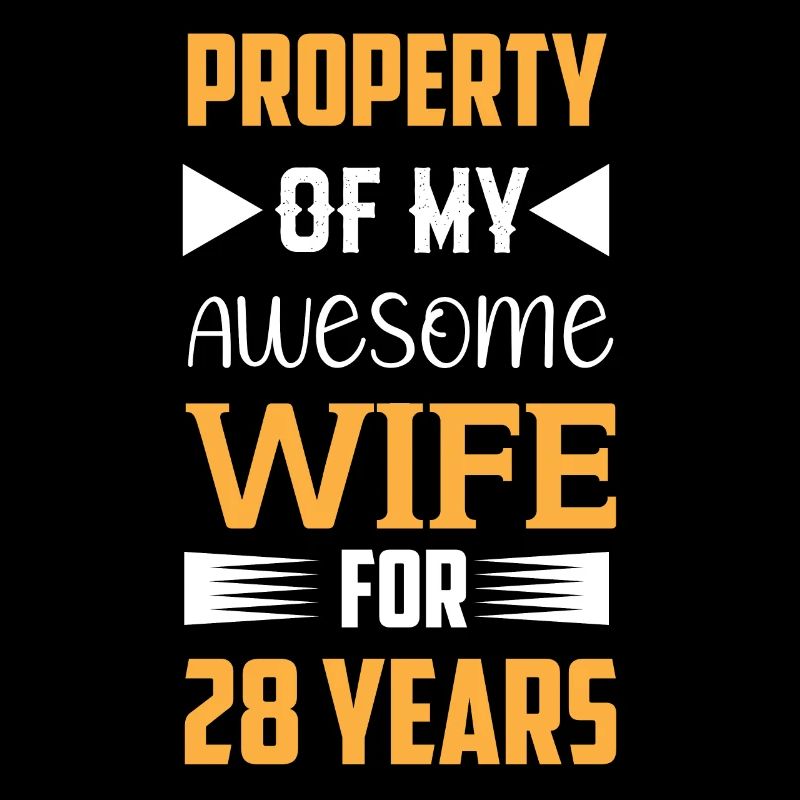 28 Years Married Carnation Wedding Gift