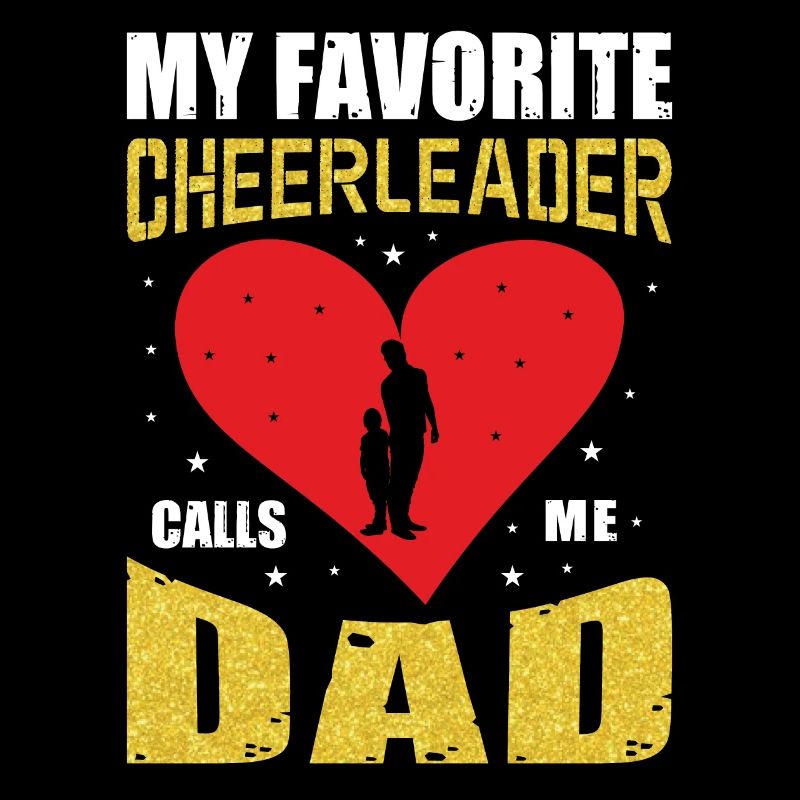 Cheerleading Papa Cheerleader Vater Cheer Dad