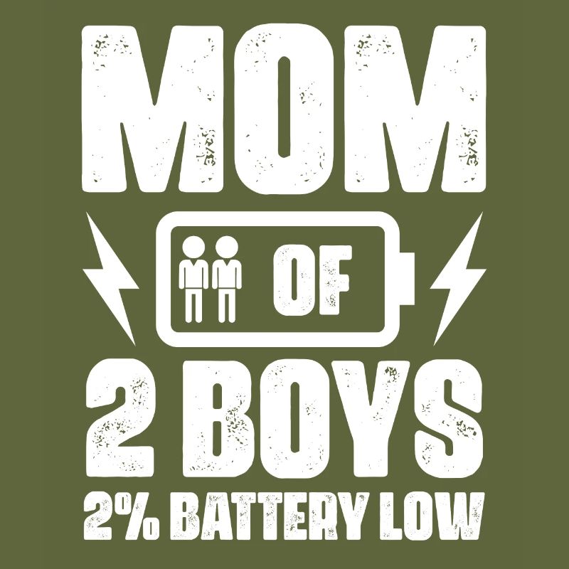 Mama Von Zwei Jungs Mutter Muttertag