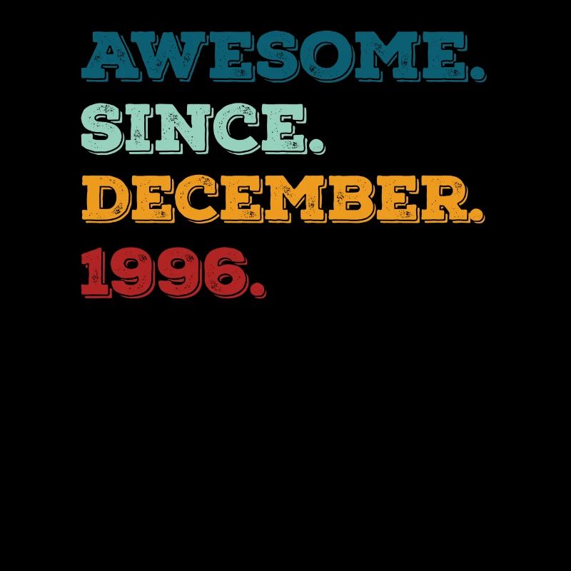 Anniversaire Décembre 1996 Né Année de naissance