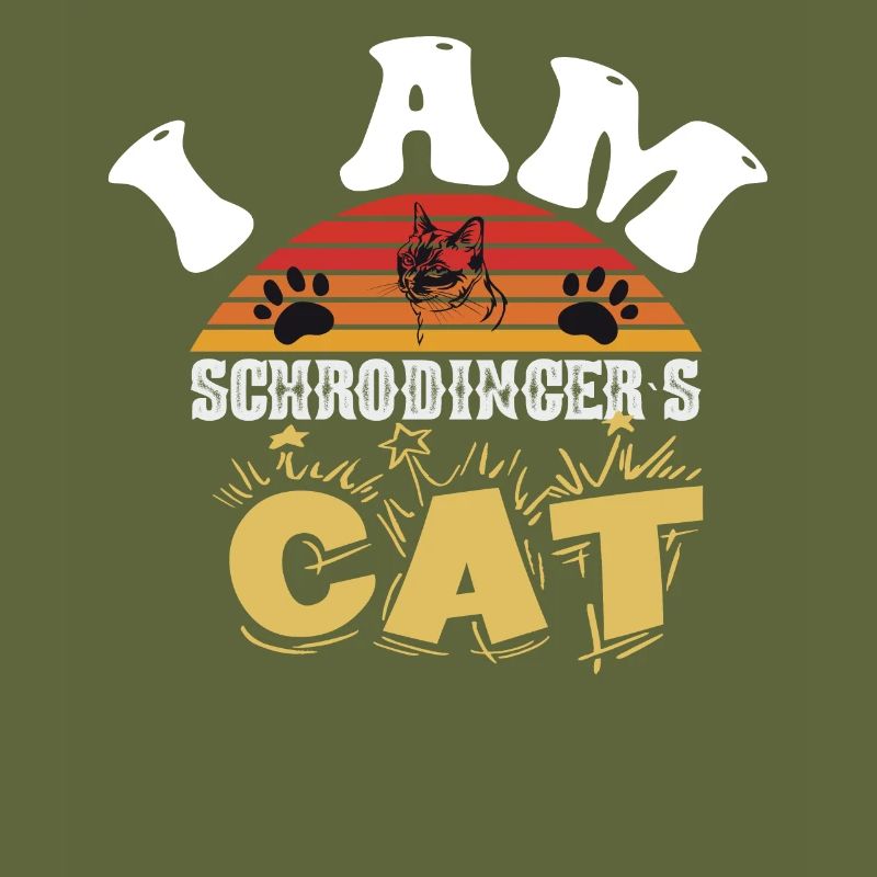 Schrodinger’s Cat Box Drôle science Nerd