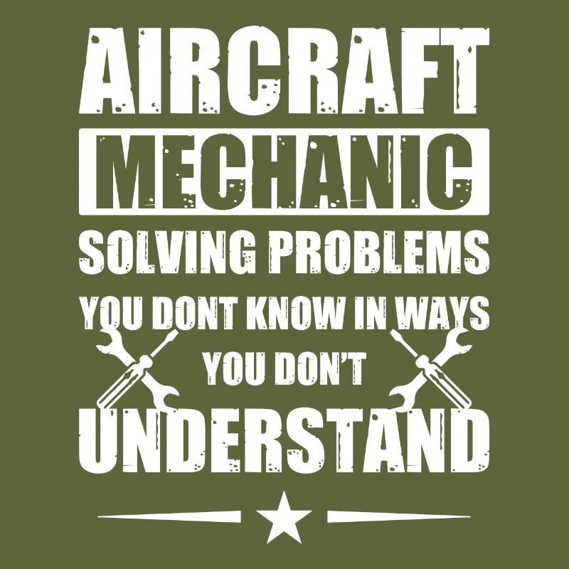 Flugzeugmechaniker Mechnaiker Held Flugzeug