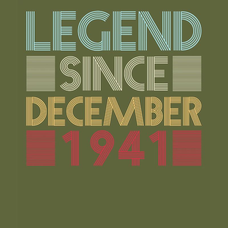 Legenden Geburtstag Dezember 1941 geboren Geschenk