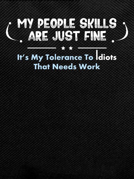 Sarcastic saying