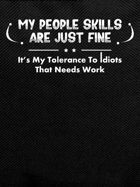 Sarcastic saying