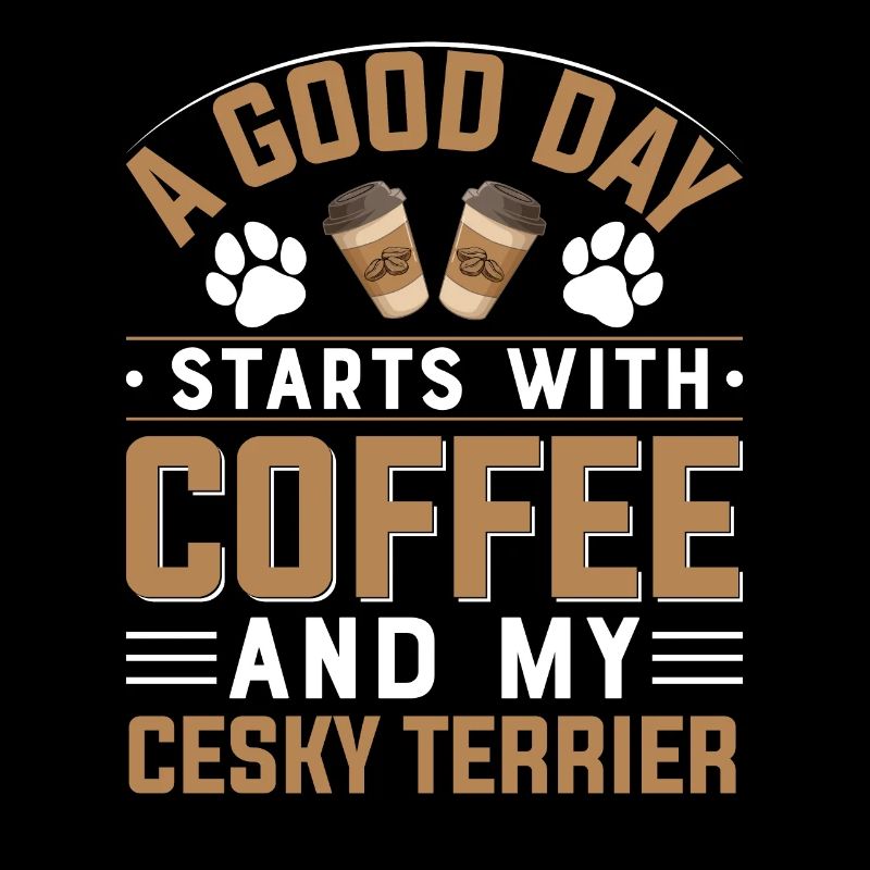 Czech Terrier Coffee Drinking Caffeine Dogs