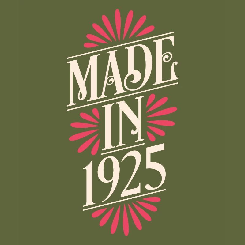 1925 - Year of construction 1925 - Born 1925