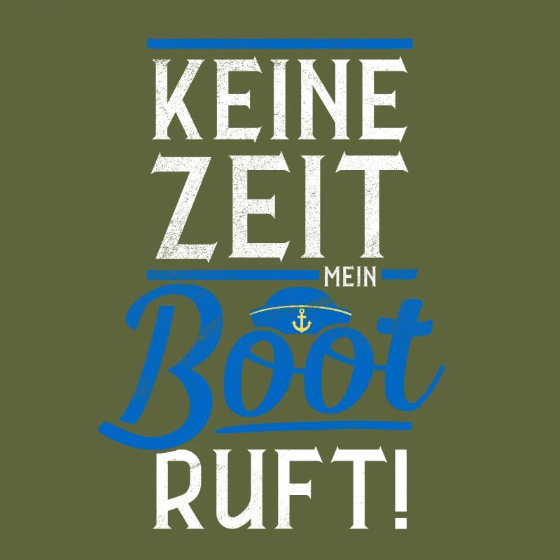 Bootsfahrer Bootfahren Motorboot Anker Schiffer