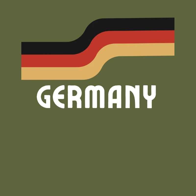 Drapeau rétro Jersey Allemagne