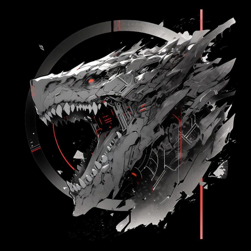 Mecha Animal Tiger Wolf Fox Dino Bear Cyborg